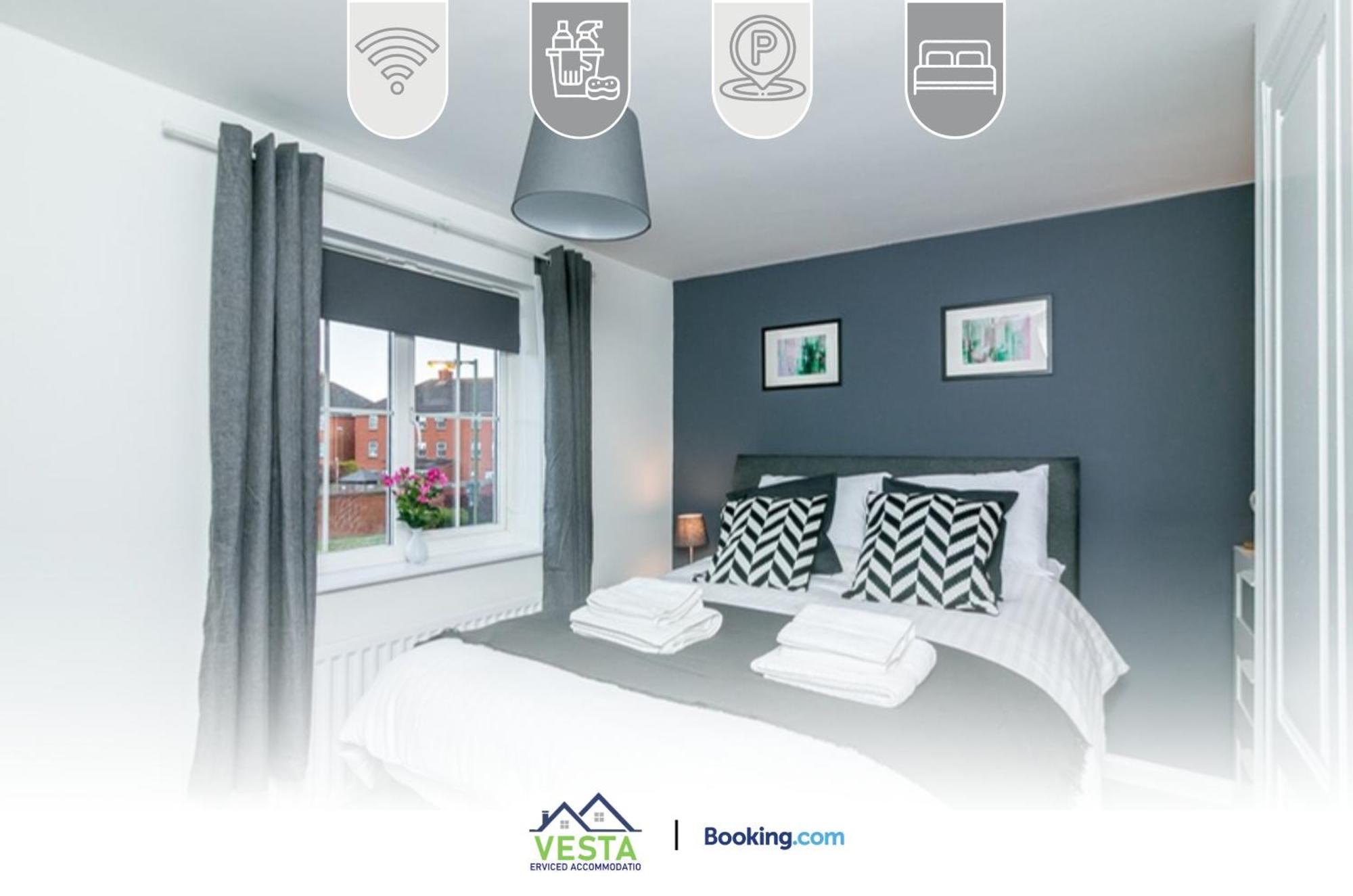 Three Bedroom Apartment By Vesta Serviced Accommodation & Short Lets Hatfield With Free Parking المظهر الخارجي الصورة