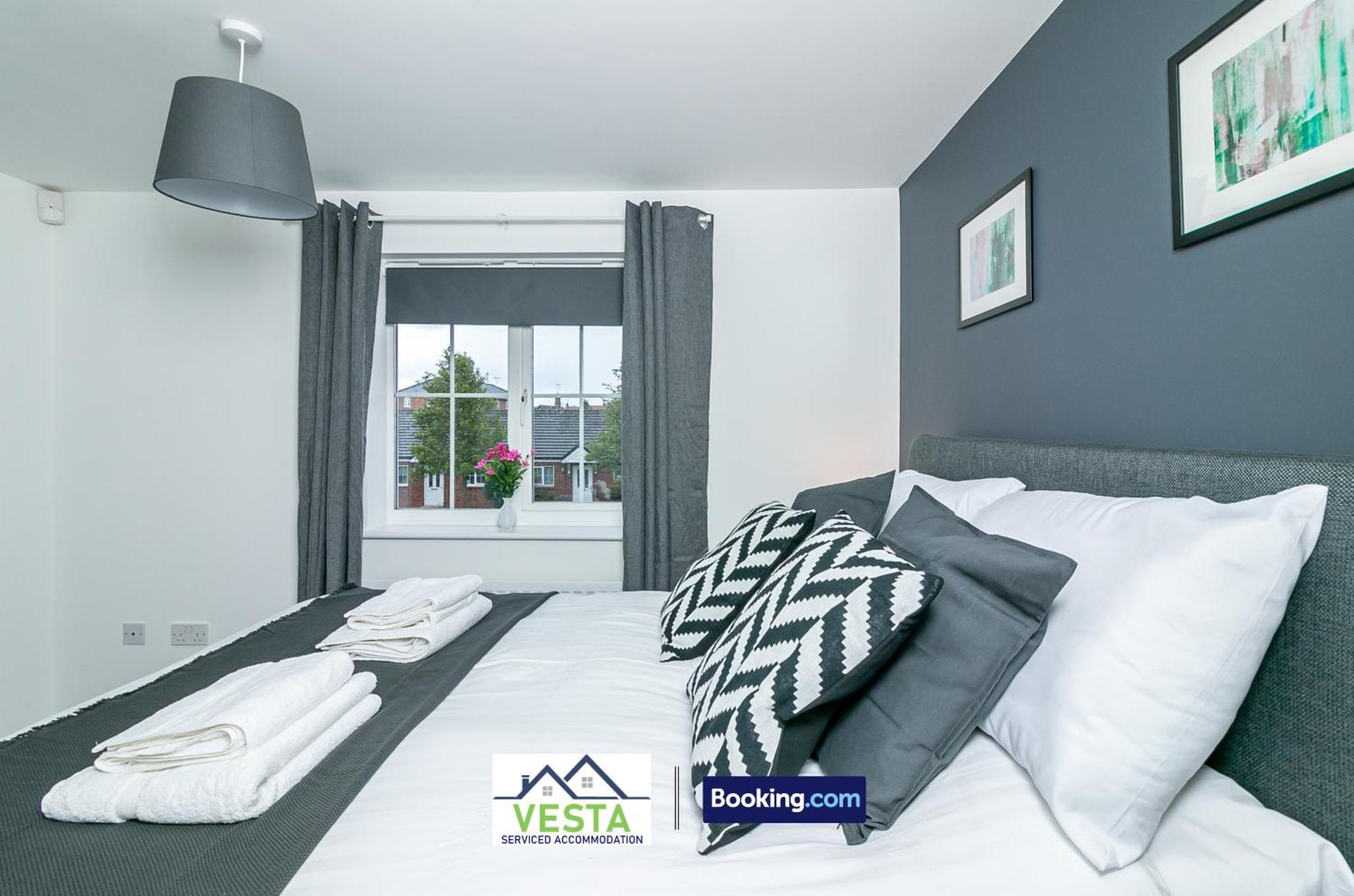 Three Bedroom Apartment By Vesta Serviced Accommodation & Short Lets Hatfield With Free Parking المظهر الخارجي الصورة
