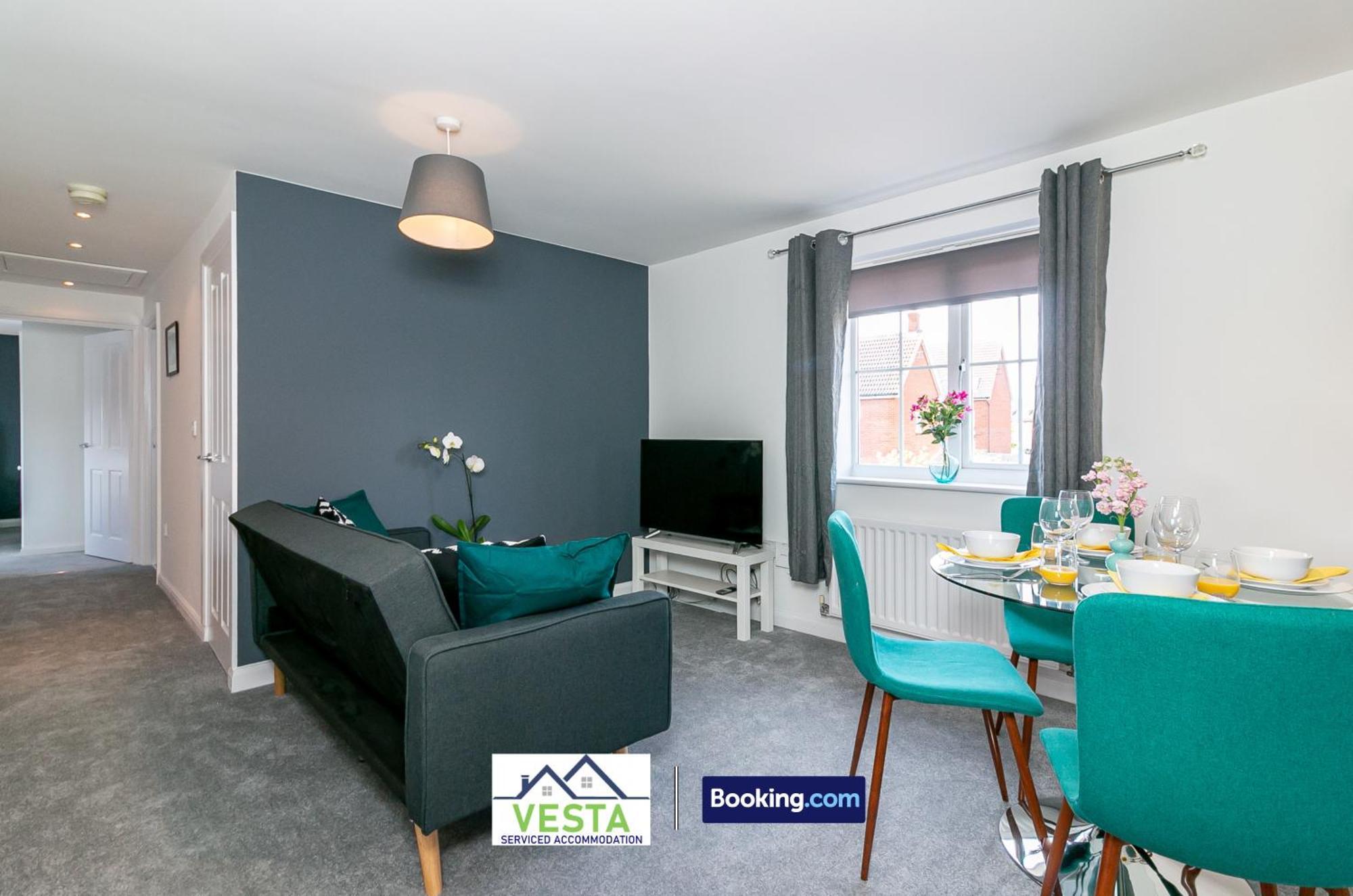 Three Bedroom Apartment By Vesta Serviced Accommodation & Short Lets Hatfield With Free Parking المظهر الخارجي الصورة